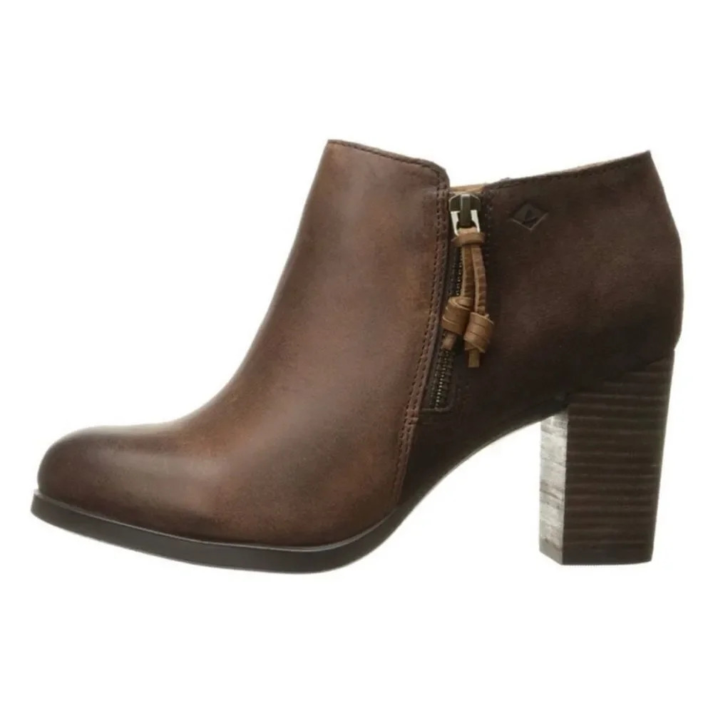 Sperry Top-Sider Dasher Lille Dark Ankle Bootie, Brown